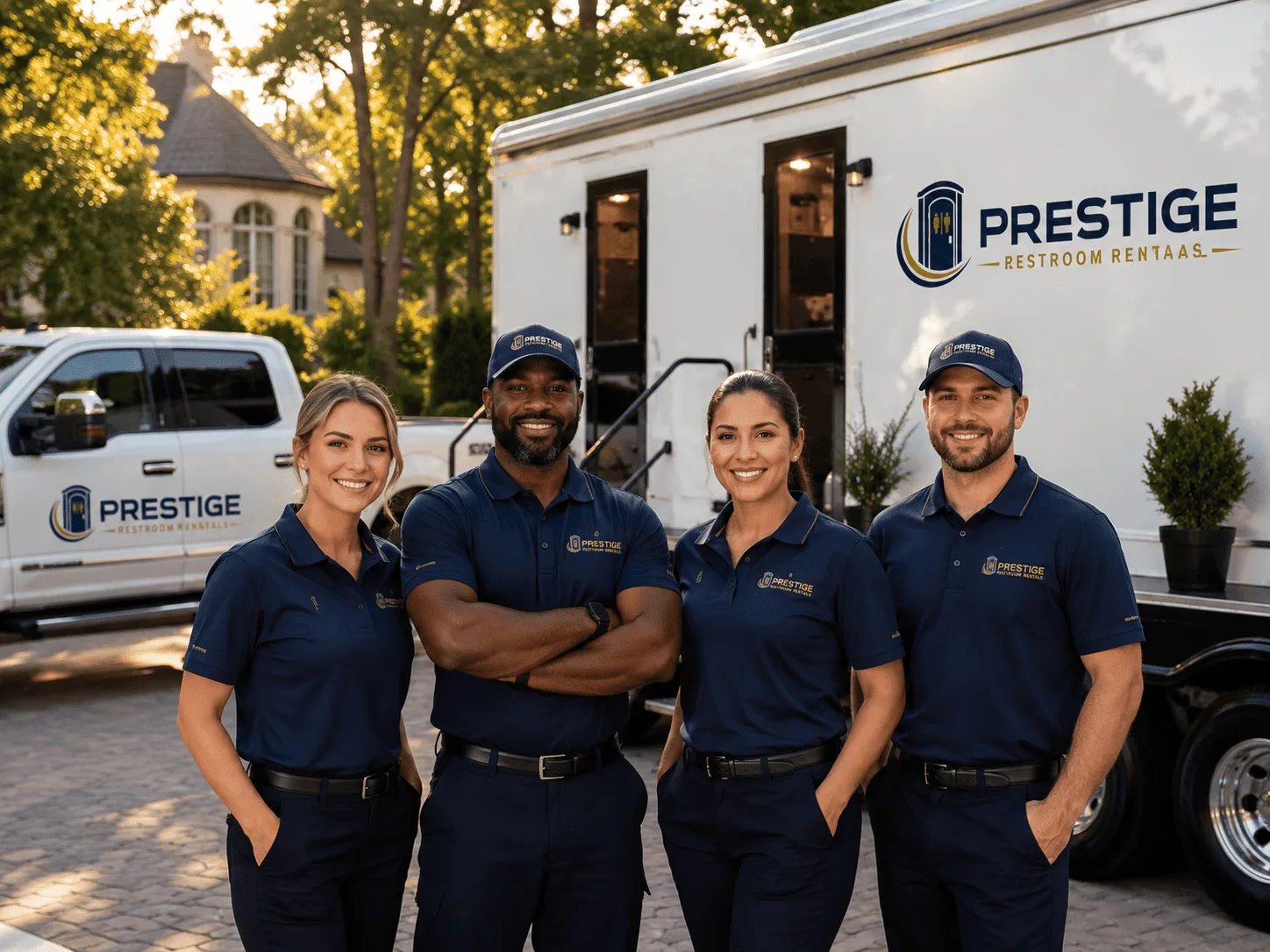 Trusted Luxury Portable Restrooms company in Leslie, AR
